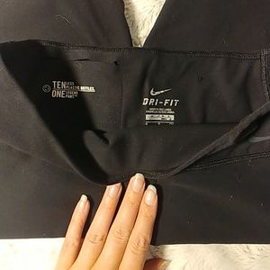 Nike Pants - Nike Dri Fit Legend Pant Mesh Bottom Capri Nike Pants - Nike Dri Fit Legend Pant Mesh Bottom Capri